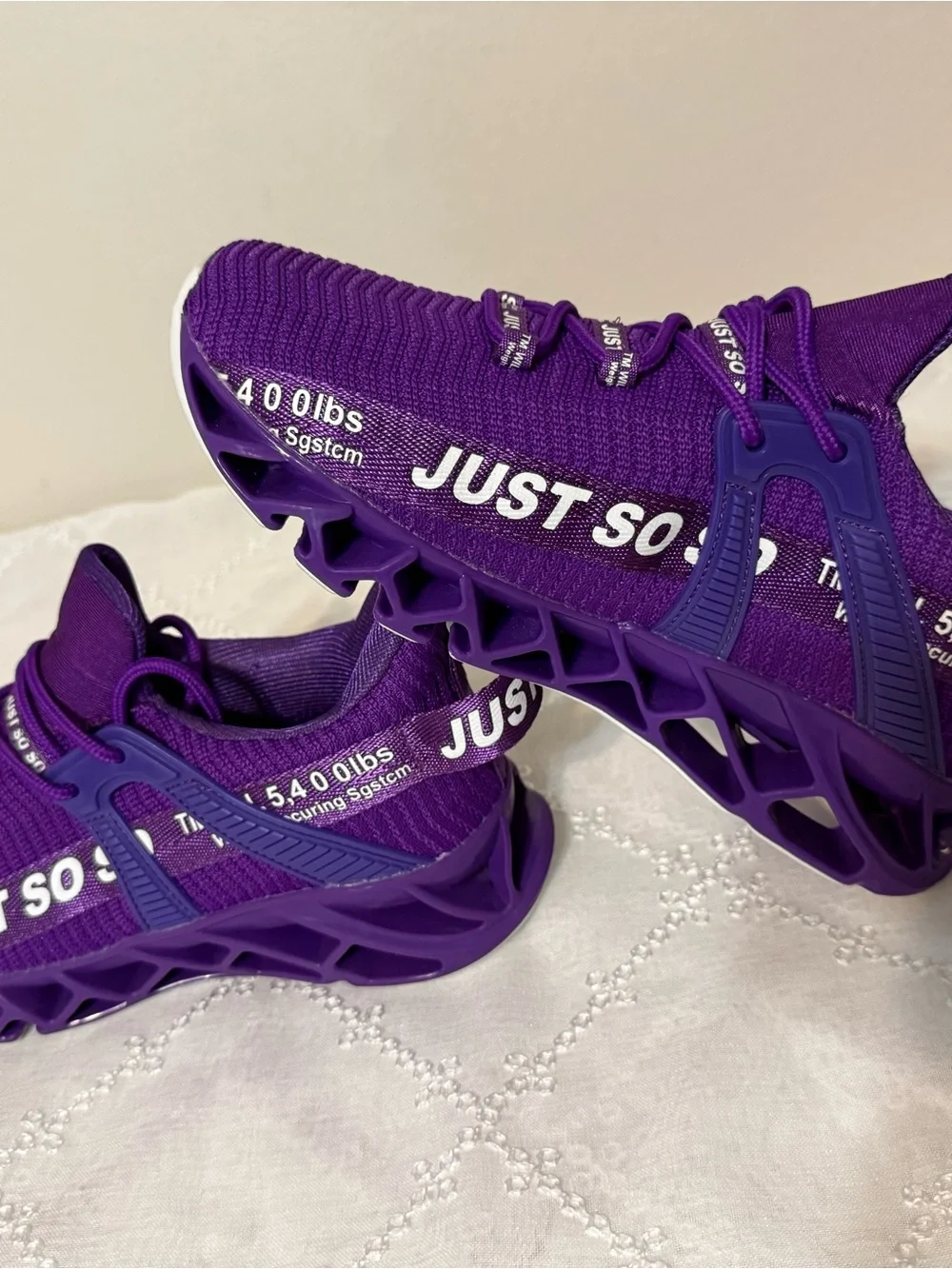 Kids Purple Athletic Sneakers - JUST SO Style